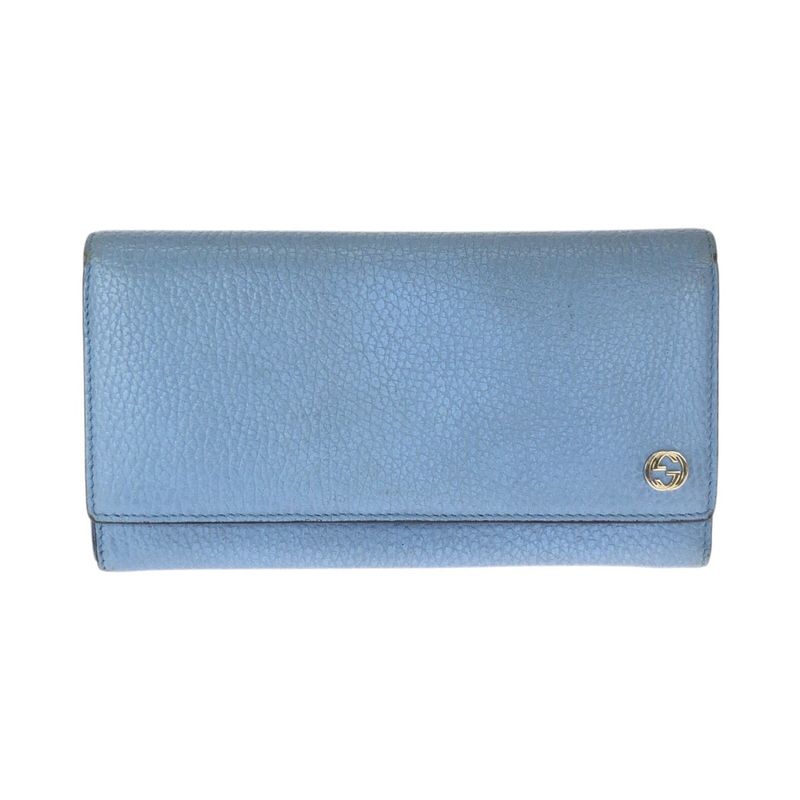 Gucci Interlocking G Leather Continental Wallet